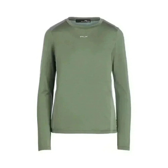 NEW! RLX Golf Ralph Lauren Womens S Performance Jersey Long-Sleeve Tee NWT $188 - Picture 1 of 2